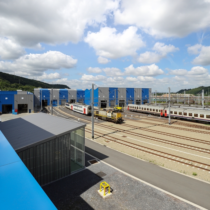 Electrification gare kinkempois Duchêne