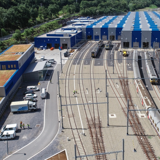 Electrification gare kinkempois Duchêne