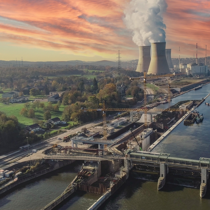 Mise à grand gabarit de l'écluse d'Ampsin-Neuville à Huy
