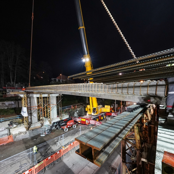 Travaux tram de liège