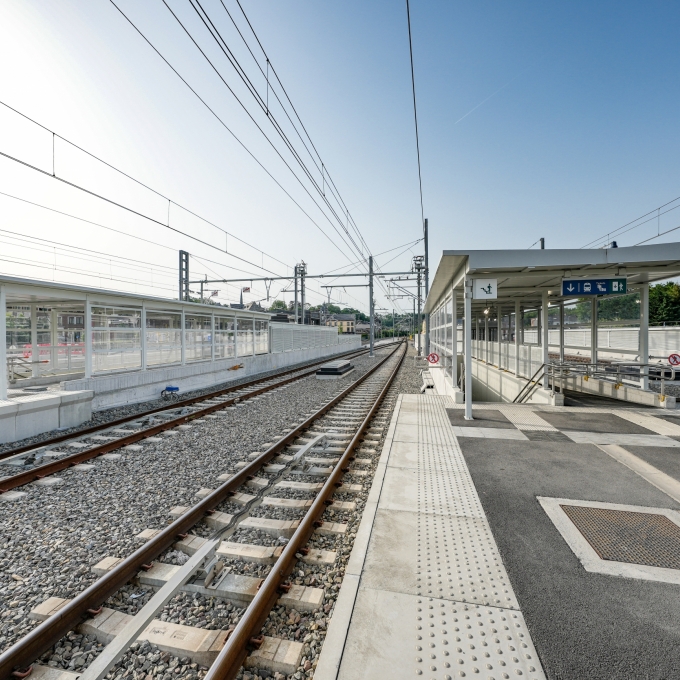 Travaux gare de ciney infrabel