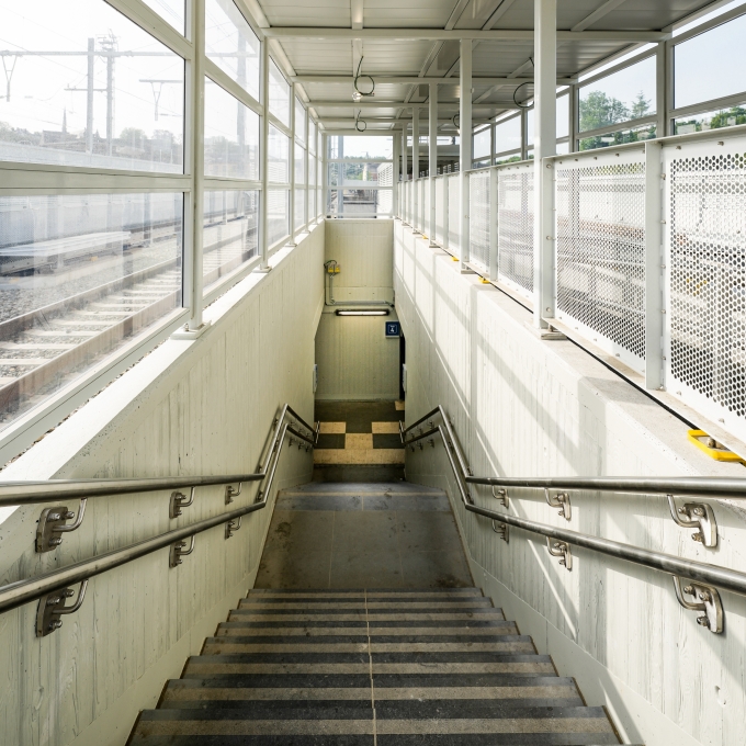 Travaux gare de ciney infrabel