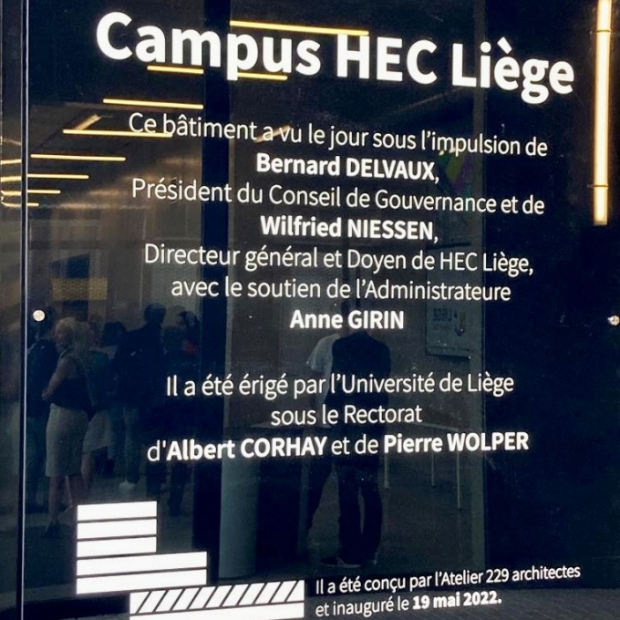 inauguration campus hec liège