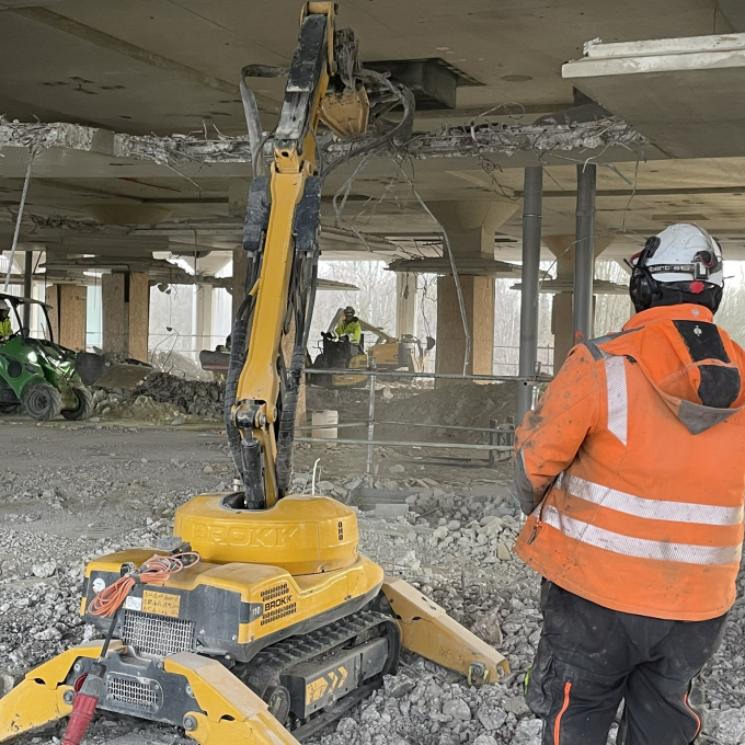 Utilisation brokk tour Mendel