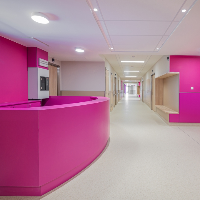 Mobiliers extension hôpital vivalia