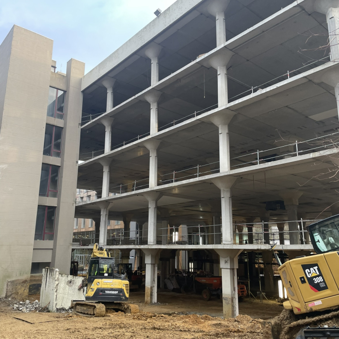 Vue Tour Mendel gros oeuvre