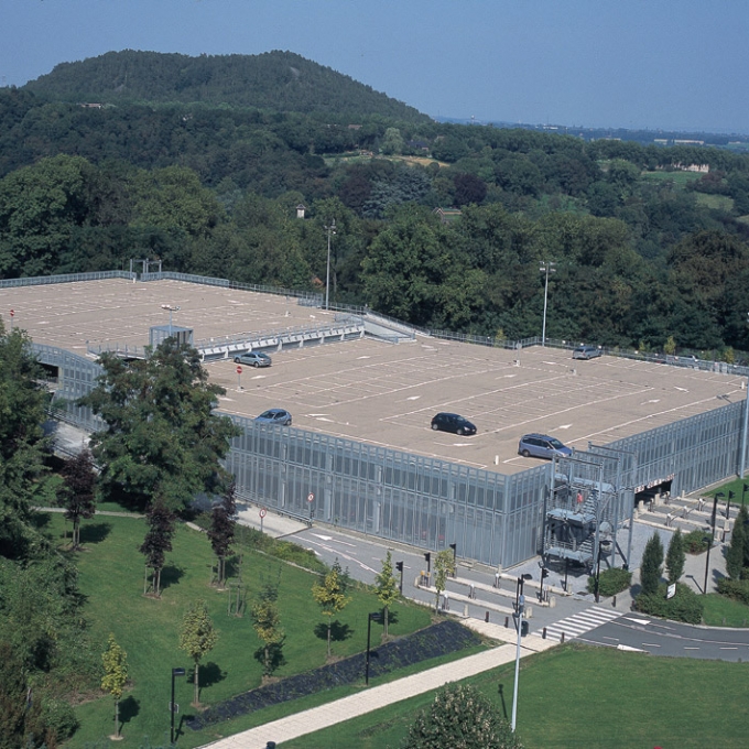 Duchene - Réalisation du parking de l'hôpital de la Citadelle
