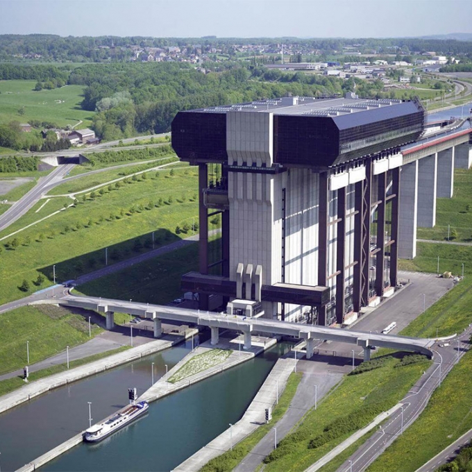 L'ascenseur funiculaire de Strépy-Thieu